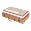 32*16cm Xuan Paper  Folding Album for Painting Calligraphy Press Wooden Frame Brocade Box