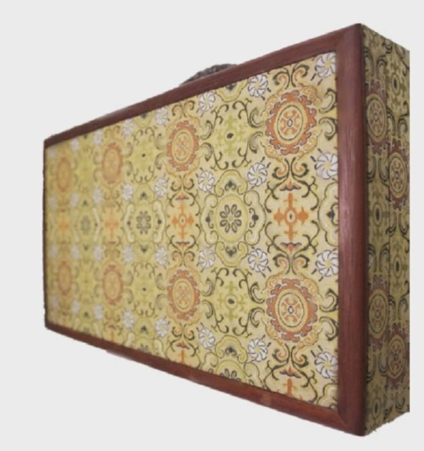 32*16cm Xuan Paper  Folding Album for Painting Calligraphy Press Wooden Frame Brocade Box