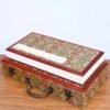 32*16cm Xuan Paper  Folding Album for Painting Calligraphy Press Wooden Frame Brocade Box