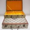 32*16cm Xuan Paper  Folding Album for Painting Calligraphy Press Wooden Frame Brocade Box