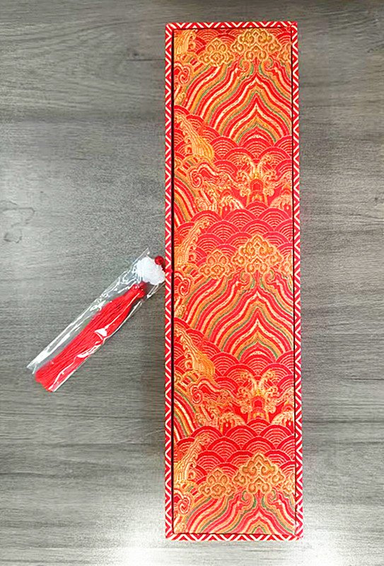 Xuan Paper Scroll Painting Calligraphy Song Brocade Box
