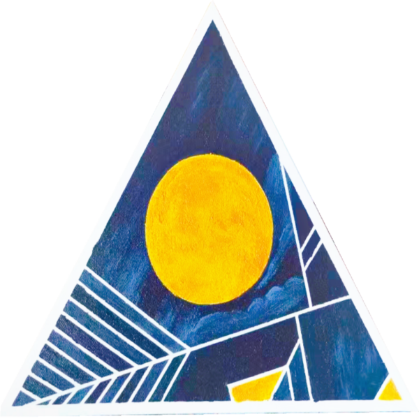 Triangle Oil Painting Frame