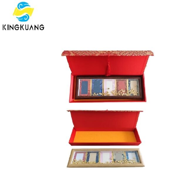 Xuan Paper Hardcards Painting Calligraphy Frame Brocade Box Set