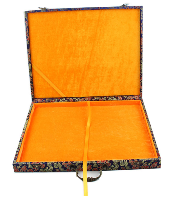 Xuan Paper Painting Calligraphy Brochure  Book Song Brocade Package Box