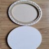 Oval  Oil Painting Canvas  Oval   Artist Frame