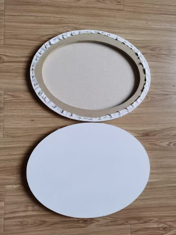 Oval  Oil Painting Canvas  Oval   Artist Frame
