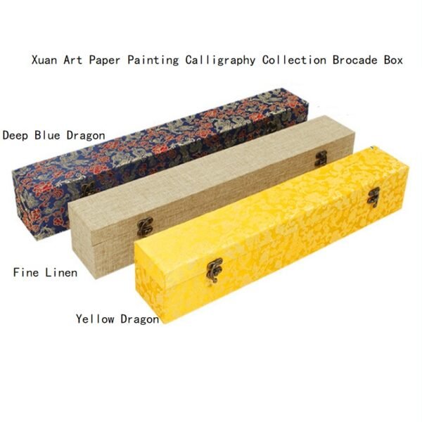 Xuan Paper Scroll Painting Calligraphy Box Gift Box Brocade Box