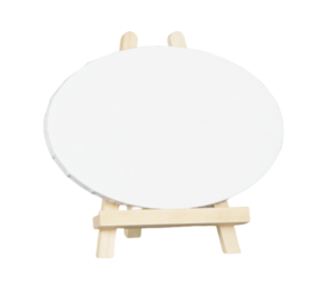 Oval  Oil Painting Canvas  Oval   Artist Frame