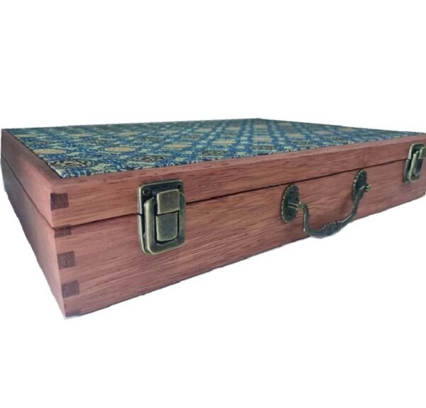 35*25*4.5cm Xuan Paper  Rosewood Song Brocade Box Package Case