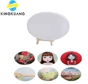 Oval  Oil Painting Canvas  Oval   Artist Frame