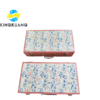 32*16*4.5cm Xuan Paper Booklet Solid Wooden Box with Song Brocade Fabric Faces Package Case
