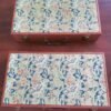 Wooden Box with Song Brocade Fabric