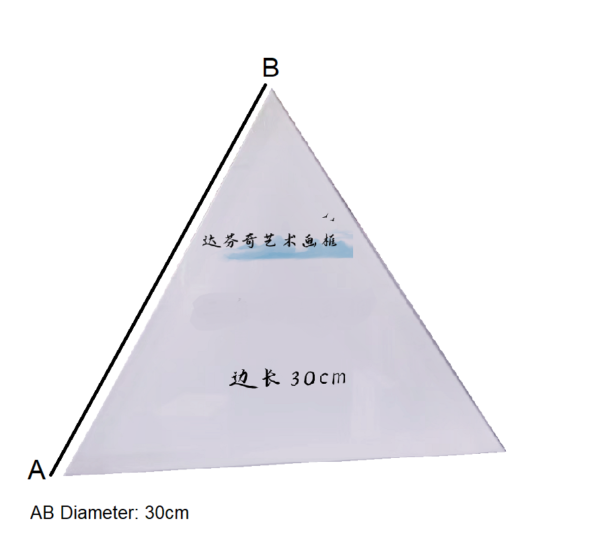 Triangle Oil Painting Frame