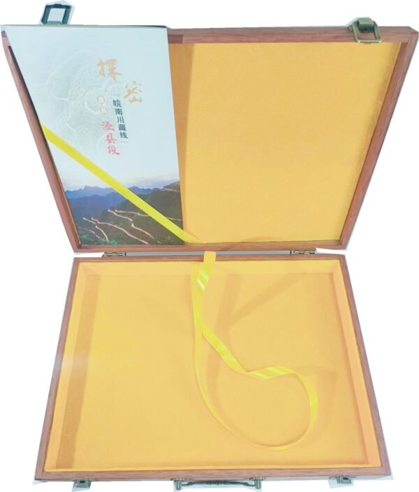 35*25*4.5cm Xuan Paper  Rosewood Song Brocade Box Package Case