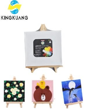 Square  Natural Cotton  Linen Blended Artist Oil Painting Canvas Frame