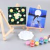 Square  Natural Cotton  Linen Blended Artist Oil Painting Canvas Frame