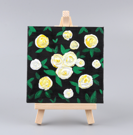 Square  Natural Cotton  Linen Blended Artist Oil Painting Canvas Frame