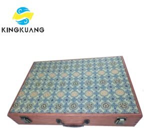 35*25*4.5cm Xuan Paper  Rosewood Song Brocade Box Package Case