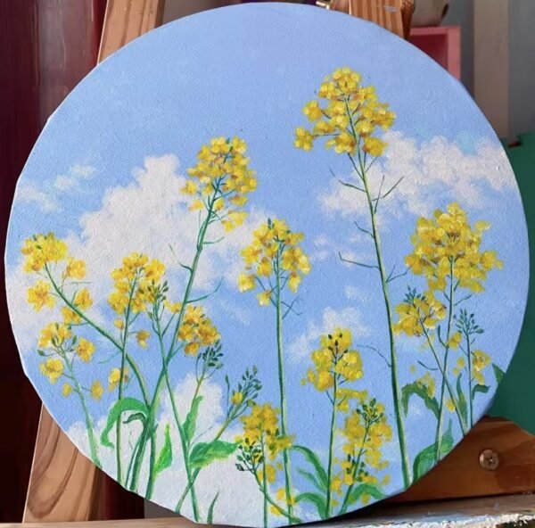 10/15/20/25/20/25/40/50/60/ Circle  Round Oil Painting Acrylic Frame