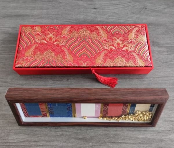 Xuan Paper Hardcards Painting Calligraphy Frame Brocade Box Set