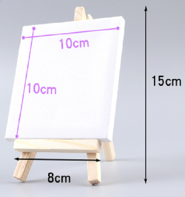 Square  Natural Cotton  Linen Blended Artist Oil Painting Canvas Frame