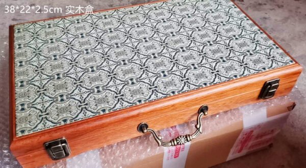 38*22*2.5cm  Xuan Paper Painting Calligraphy Brochure Song Brocade Package Box