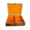 Camphor Wood Xuan Paper Painting Calligraphy Brochure ancient wooden Box Package Case