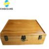 Camphor Wood Xuan Paper Painting Calligraphy Brochure ancient wooden Box Package Case