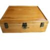 Camphor Wood Xuan Paper Painting Calligraphy Brochure ancient wooden Box Package Case