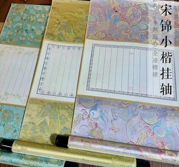 55*33cmXuan Paper Calligraphy Paper Scroll 5pcs/Set