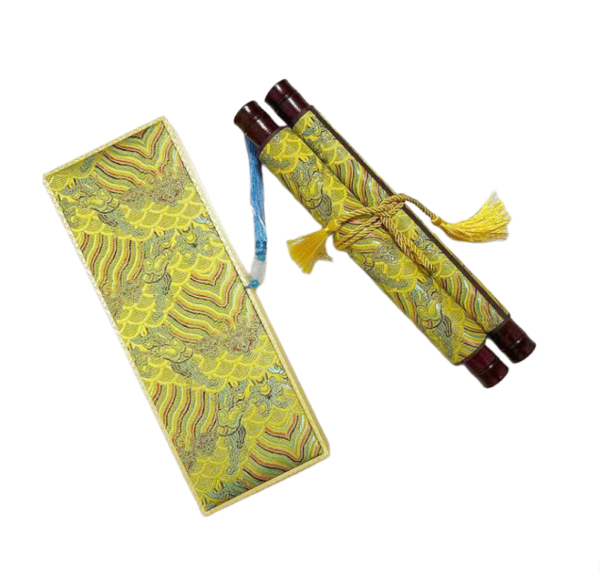 xuan paper Golden Paper  Scroll  Brocade Box for painting calligraphy