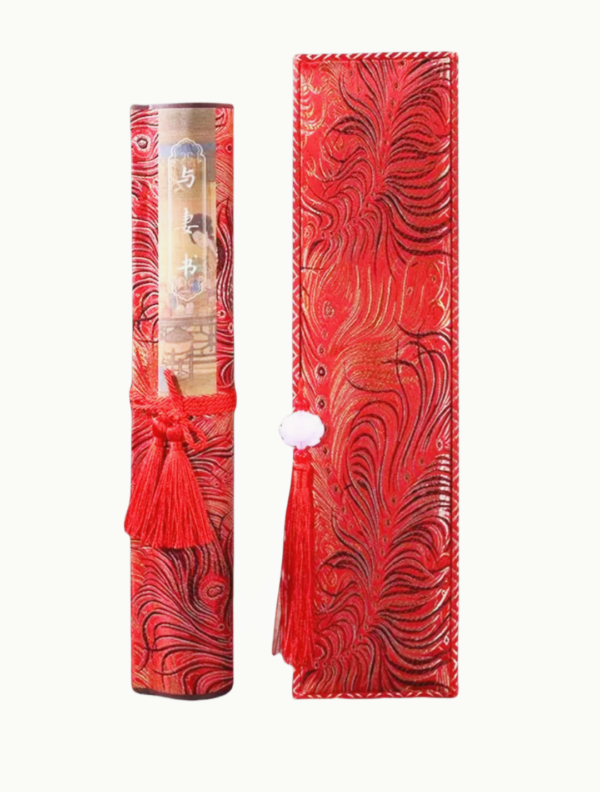 Xuan Paper  Copying writing <Accompany with Wife> Song Brocade Box Scroll Sets