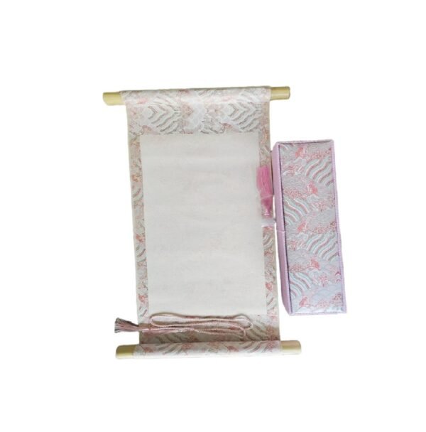 Xuan Paper Wedding Book Scroll  Artwork Gift Painting Calligraphy Brocade Box