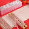 Xuan Paper Wedding Book Scroll  Artwork Gift Painting Calligraphy Brocade Box