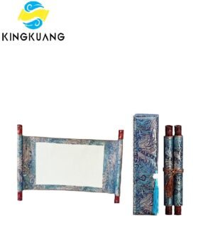 Xuan Paper Art Paper Painting Calligraphy Artwork Scroll Crafts Blue Phoenix Song Brocade Box