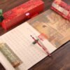 Xuan Paper  Copying writing <Accompany with Wife> Song Brocade Box Scroll Sets