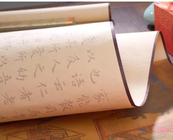Xuan Paper  Copying writing <Accompany with Wife> Song Brocade Box Scroll Sets