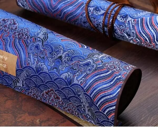 Xuan Paper Scroll Calligraphy Copying writing < LAN TING JI XU > Brocade Box Set