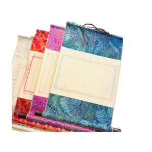 Xuan Paper Art Paper Calligraphy Paper Scroll 5 Pcs/ Set Traditional Culture Gift