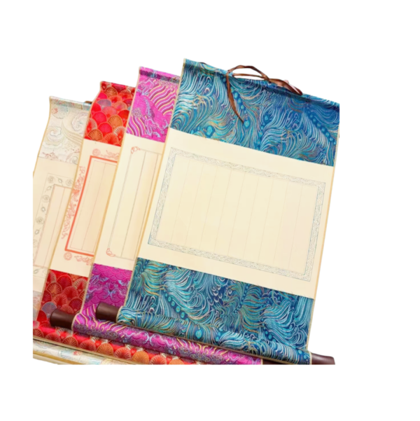 Xuan Paper Art Paper Calligraphy Paper Scroll 5 Pcs/ Set Traditional Culture Gift