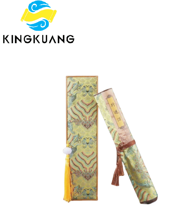 Xuan Paper Calligraphy Scroll Tracing Writing Brocade Box Set.