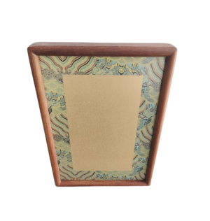 A4 Golden Color Rice Paper High Quality Entandrophragma Cylindricum  wooden frame