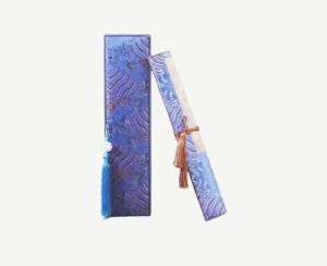 Xuan Paper Scroll Calligraphy Tracing Writing  < Teng Wang Ge Xu> Brocade Box