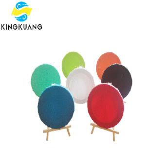 Circle Round Muticolor Oil Canvas  Natural Cotton MDF Material Painting Frame