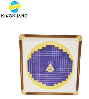 Xuan Paper Calligraphy Brown Color Imitation Copper Corner Wood Frame