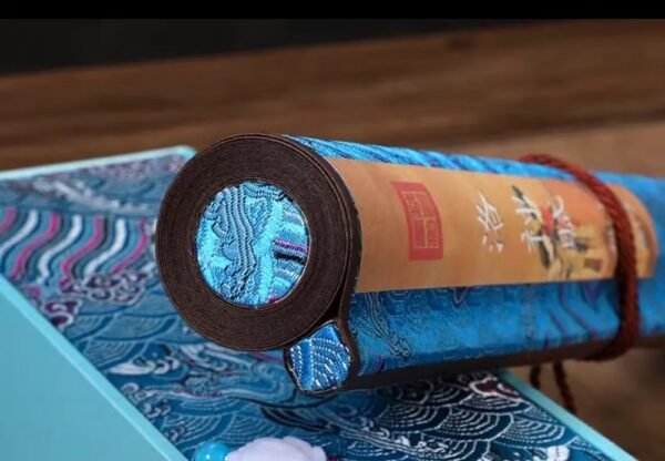 xuan Rice paper Calligraphy paper for  Copying writing < LUO SHENG FU >  Song Brocade Box Scroll Sets