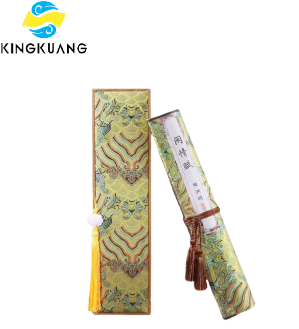 02 Xuan Paper Scroll Tracing Writing <Xian Qing Fu>Song Brocade Box Gift Set