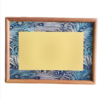 A4 Golden Color Rice Paper High Quality Entandrophragma Cylindricum  wooden frame