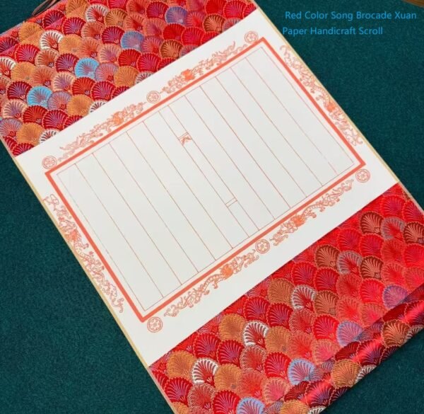 Xuan Paper Art Paper Calligraphy Paper Scroll 5 Pcs/ Set Traditional Culture Gift