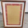 A4 Golden Color Rice Paper High Quality Entandrophragma Cylindricum  wooden frame